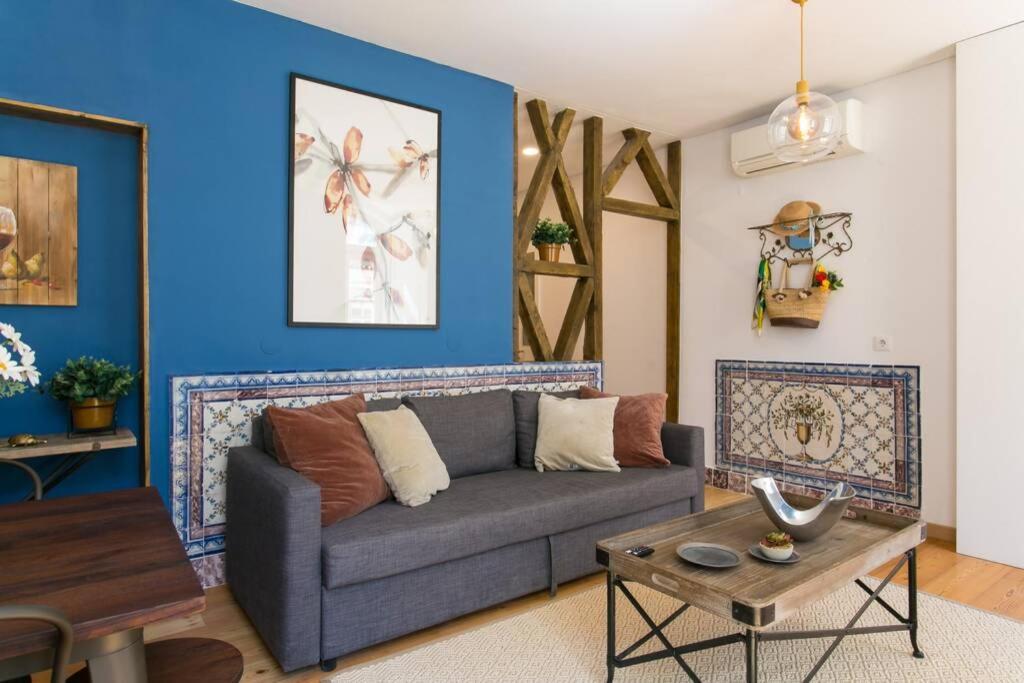 Jp39 - Baixa 18th Century Tiles With 2 Bdr! Apartment Lissabon